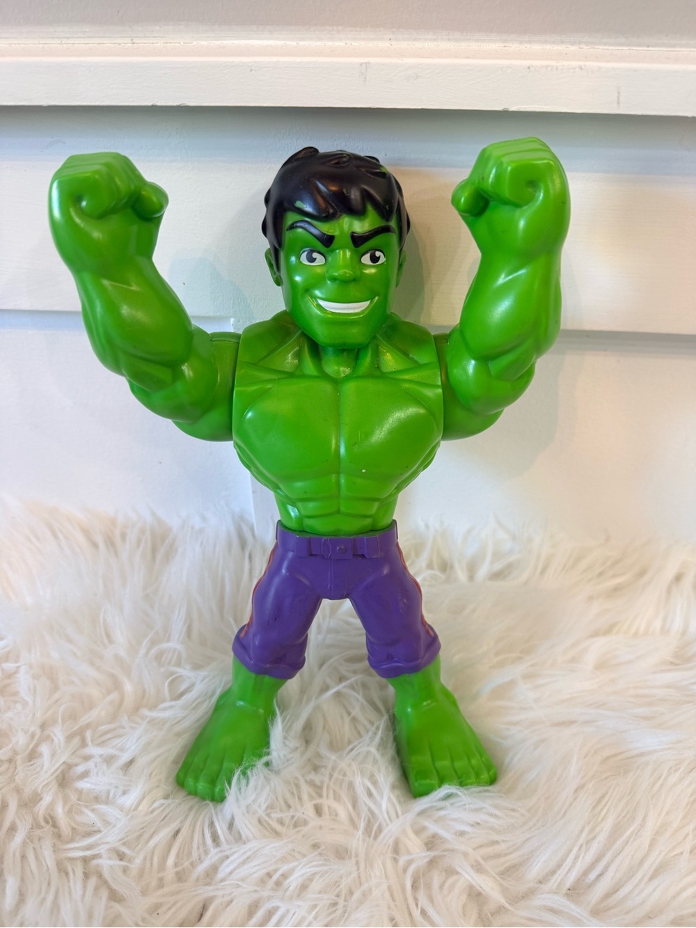 💫4/$25 •  Playskool Heroes Marvel Super Hero Adventures Mega Mighties Hulk Actio